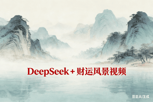 DeepSeek+财运风景视频