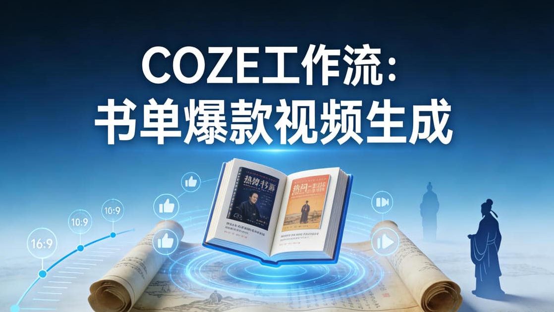 COZE工作流：书单爆款视频生成