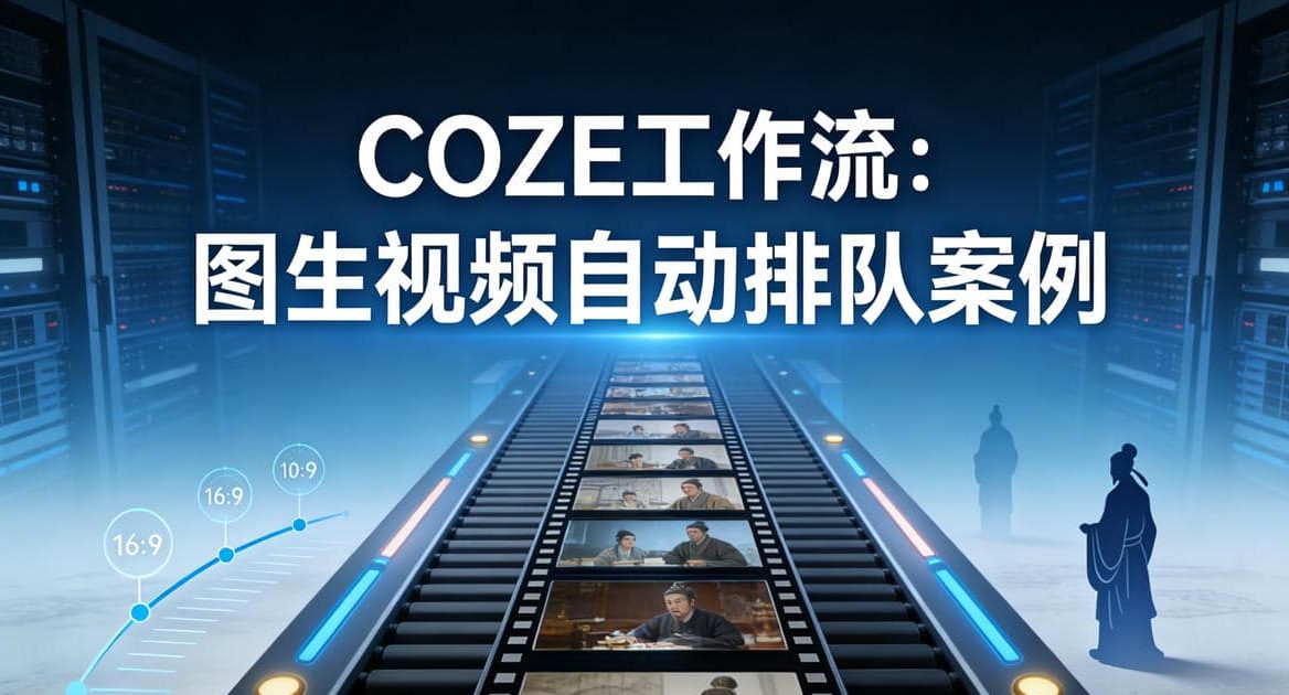 COZE工作流：图生视频自动排队案例