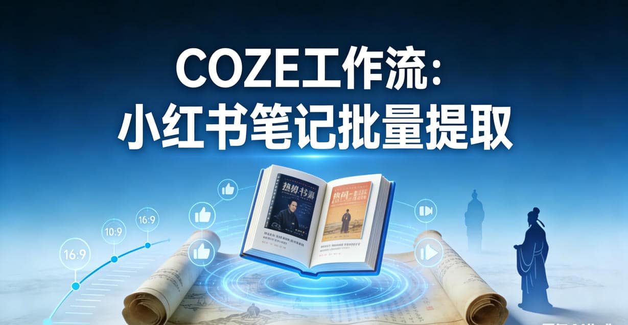 Coze工作流:小红书图文笔记内容提取