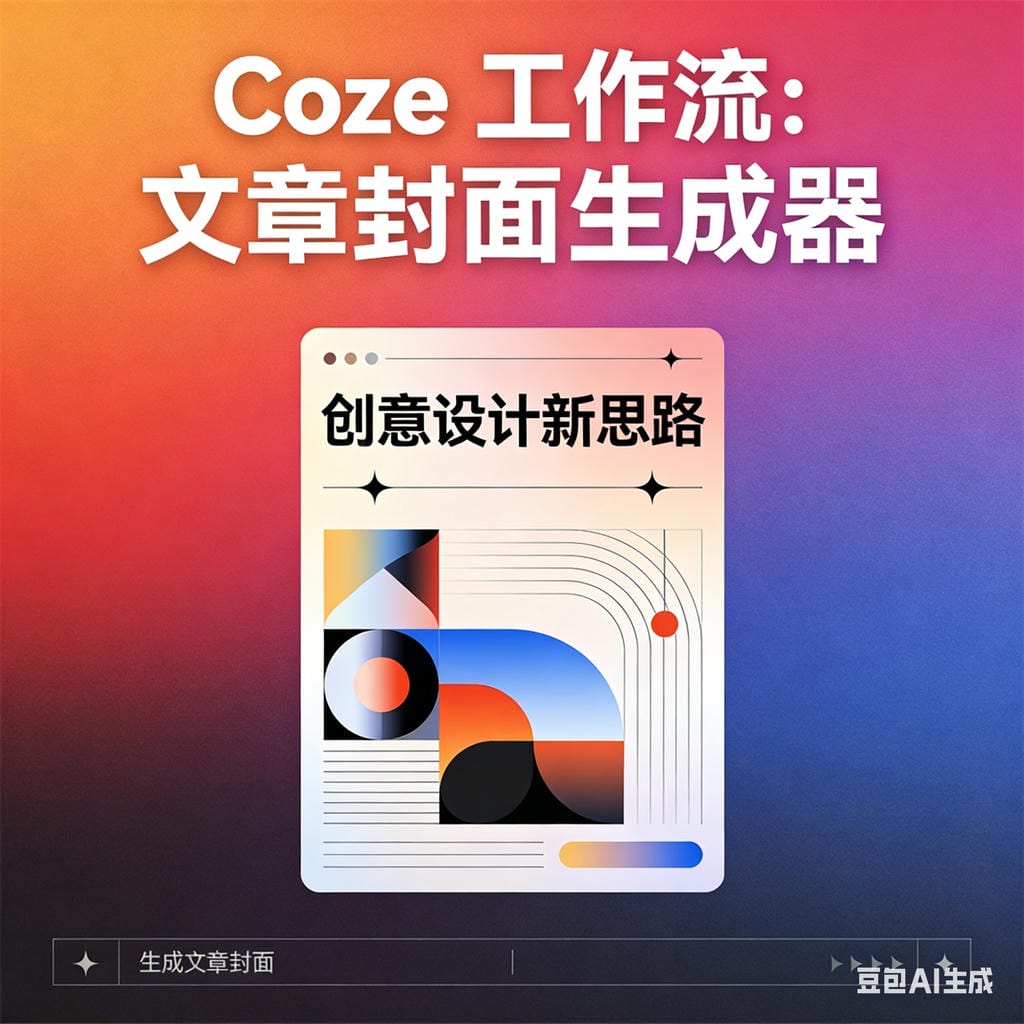 Coze工作流：文章封面生成器