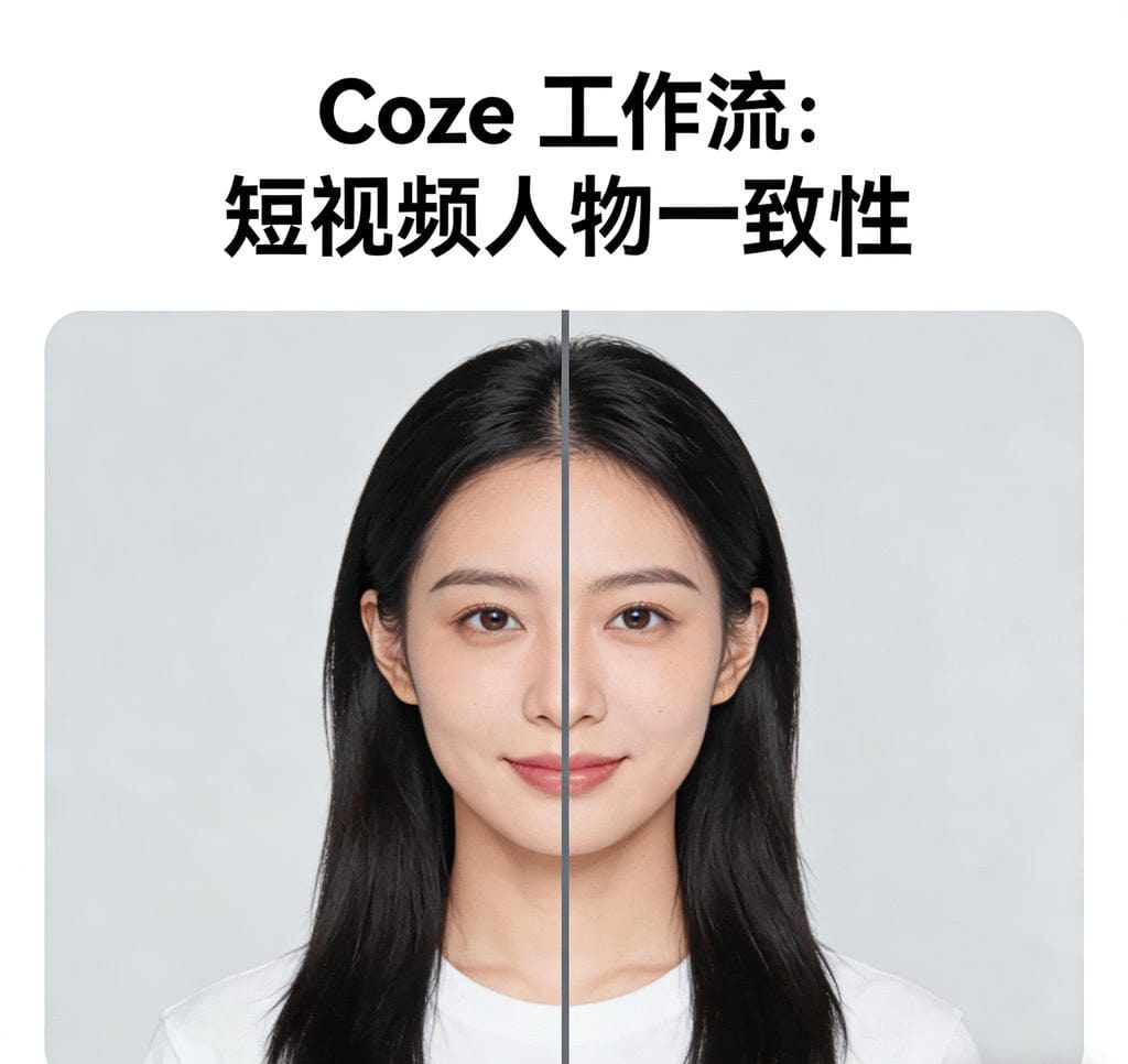 Coze工作流：短视频人物一致性