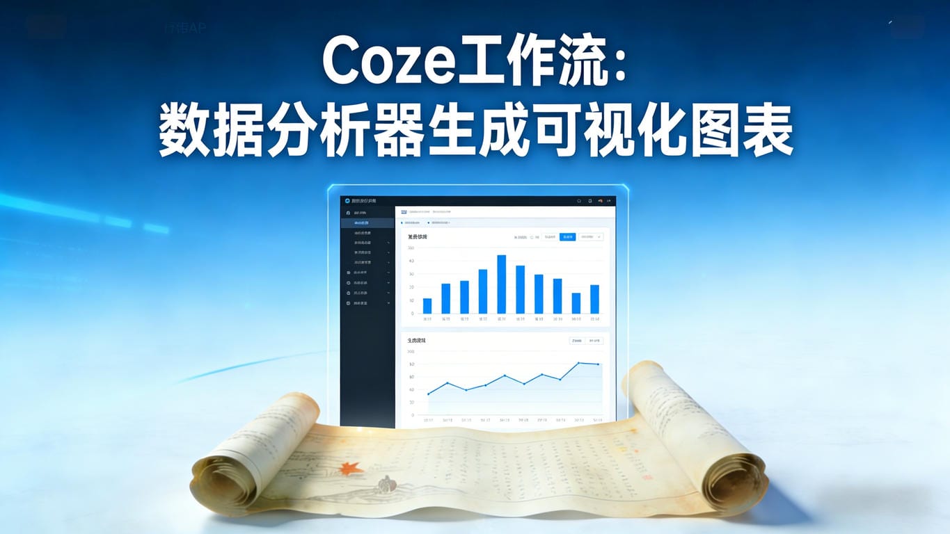 Coze工作流：数据分析器生成可视化图表