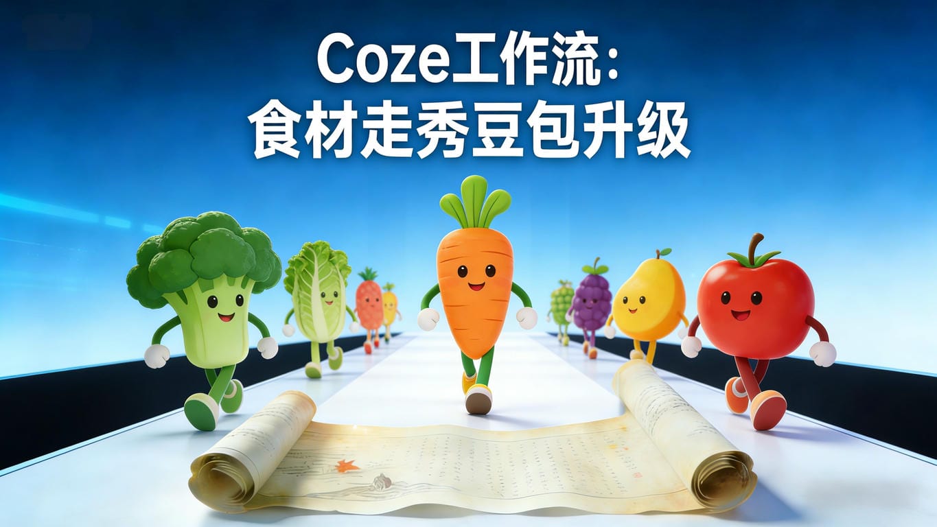 Coze工作流：食材走秀豆包升级