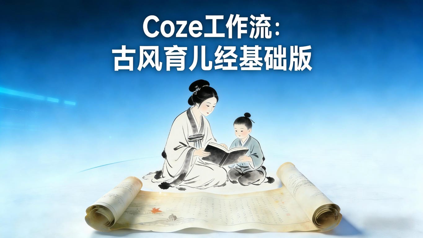 Coze工作流：古风育儿经基础版