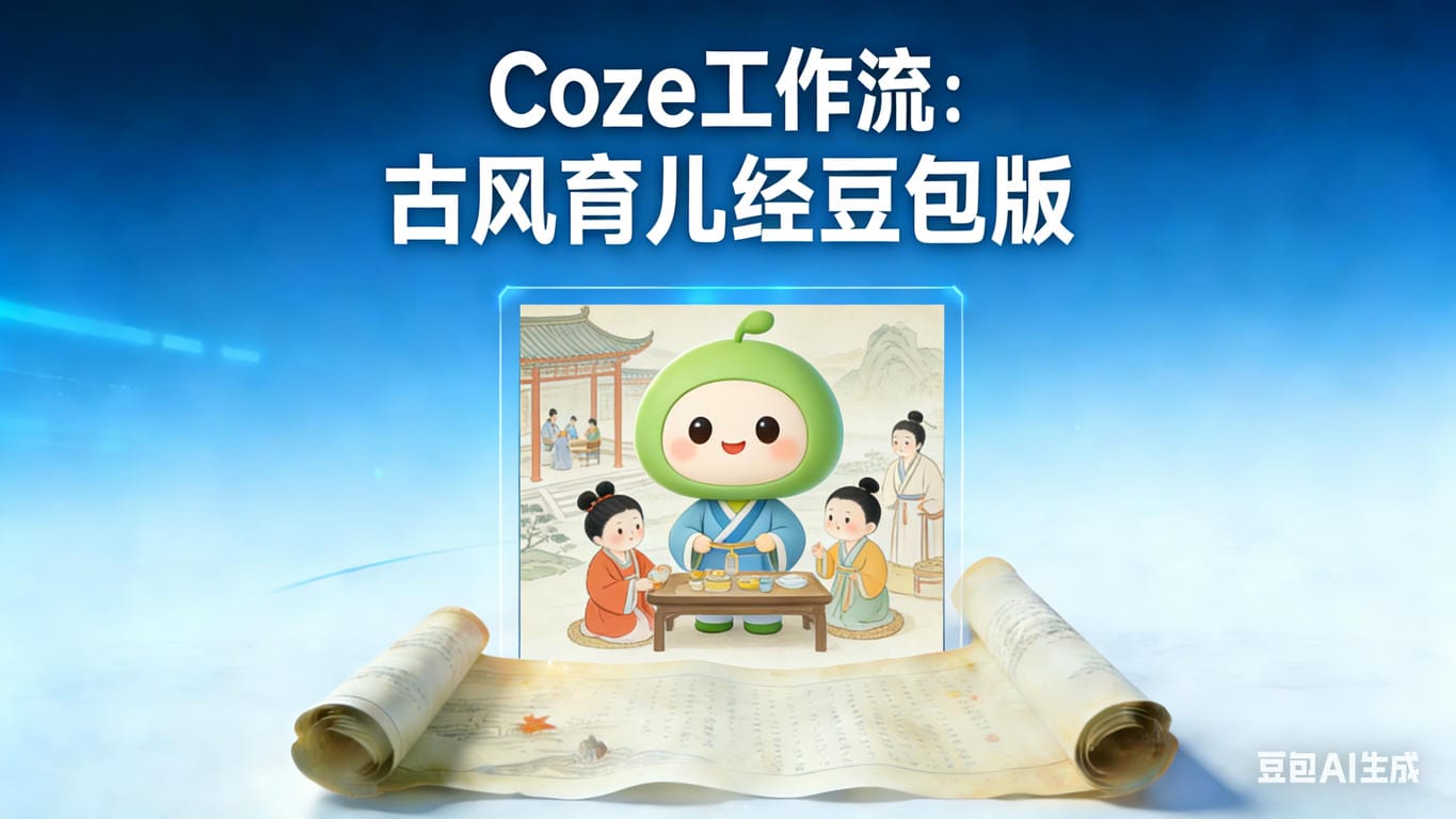 Coze工作流：古风育儿经豆包版